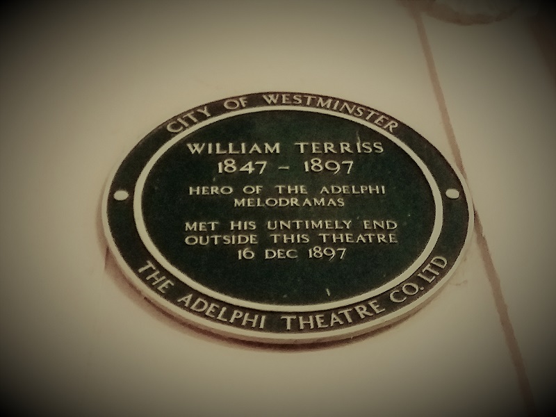 William Terriss was murdered outside the Adelphi theatre in 1897 (Photo: Philipp Röttgers)