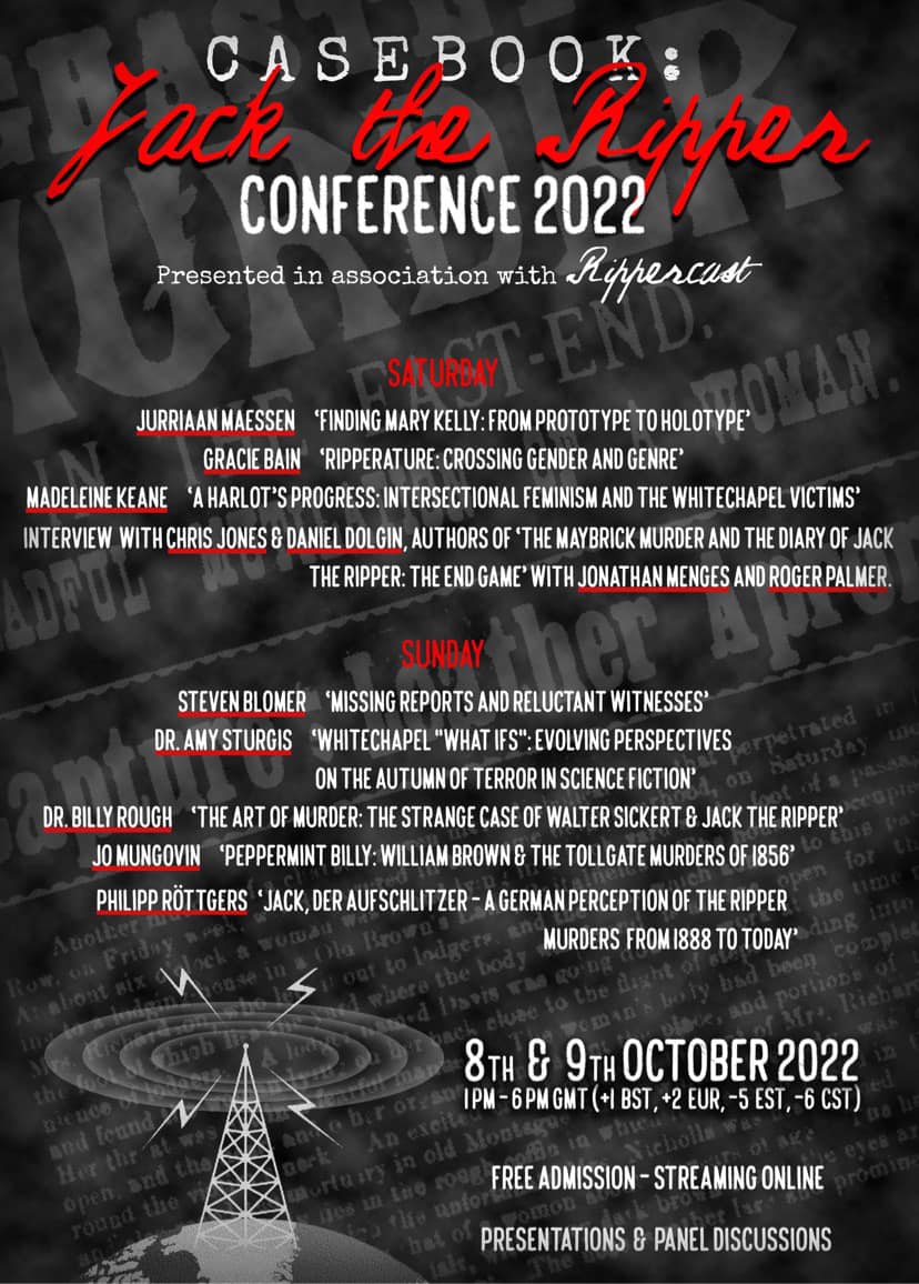 Casebook: Jack the Ripper Conference 2022