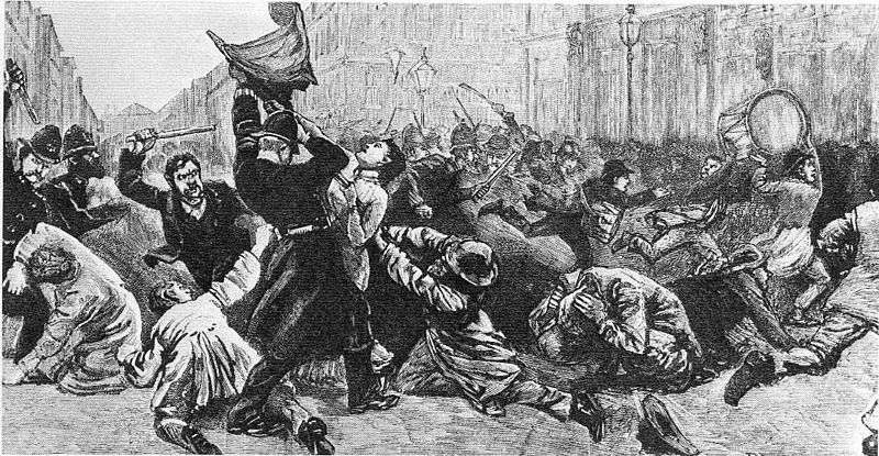 "Bloody Sunday" form "The Illustrated London News"