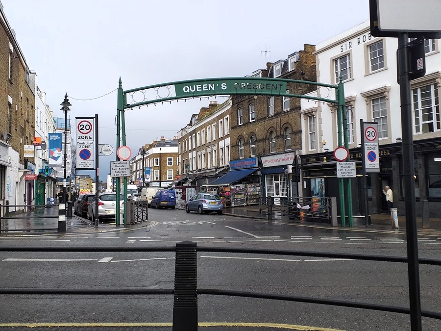 Queen's Crescent in Kentish Town
